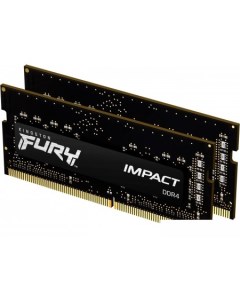 Оперативная память FURY Impact 2x16ГБ DDR4 SODIMM KF432S20IBK2 32 Kingston