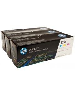 Картридж 305A 3-pack (CF370AM) Hp