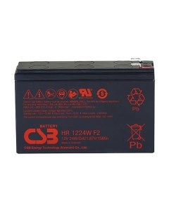 Батарея для ИБП HR1224W F2 12V 6Ah Csb