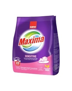 Стиральный порошок Maxima Sensitive концентрированный Sano