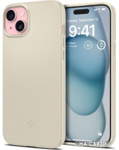 Чехол для телефона Thin Fit для iPhone 15 ACS06782 (бежевый) Spigen