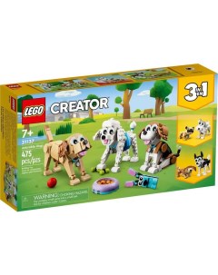 Конструктор Creator 31137 Очаровательные собаки Lego