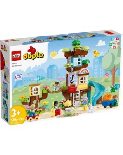 Конструктор Duplo 10993 Дом на дереве 3в1 Lego