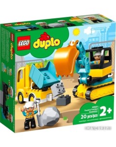 Конструктор Duplo 10931 Грузовик и гусеничный экскаватор Lego