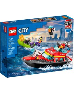 Конструктор City 60373 Пожарная спасательная лодка Lego