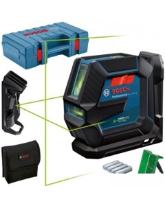 Лазерный нивелир GLL 2-15 G Professional 0601063W02 (LB 10 + DK 10, кейс) Bosch