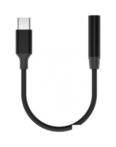 Адаптер 039799 USB Type C 3 5 мм 0 12 м черный Olmio