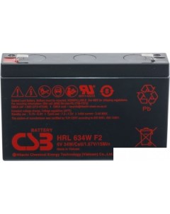 Аккумулятор для ИБП HRL634W F2 6В 9 А ч Csb battery