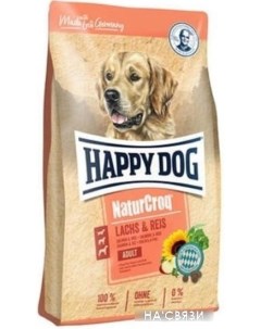 Сухой корм для собак NaturCroq Lachs Reis 4 кг Happy dog