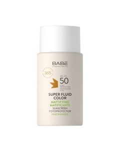 Крем солнцезащитный Super Fluid Color Mattifyng Sunscreen SPF50 Laboratorios babe