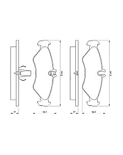 Тормозные колодки Bosch