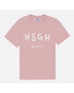 Мужская футболка Brush Stroke Logo Msgm