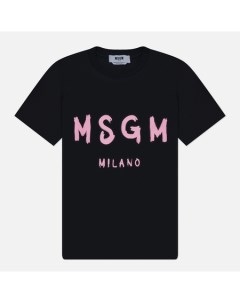 Женская футболка Brush Stroke Print Msgm