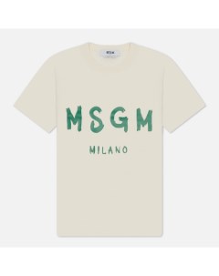 Женская футболка Brush Stroke Print Msgm