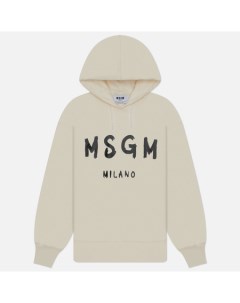 Женская толстовка Milano Logo Brushed Hoodie Msgm