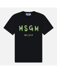 Мужская футболка Brush Stroke Logo Msgm