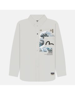 Мужская рубашка Seagull Wave Print Evisu