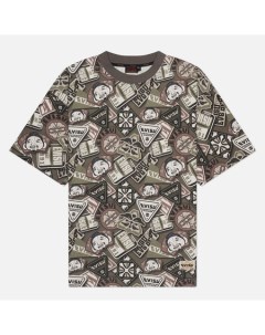 Мужская футболка Multi Badges All Over Print Evisu