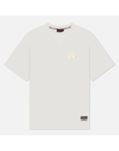 Мужская футболка Seagull Print Kamon Applique Evisu