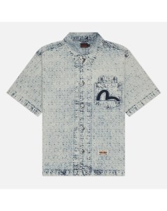 Мужская рубашка Kamon Jacquard Seagull Embroidery Evisu