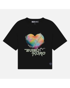 Женская футболка kuro Chained Heart Evisu