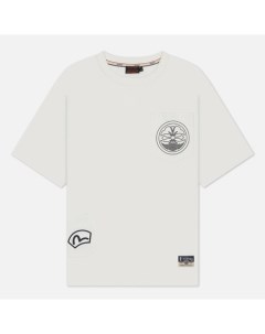 Мужская футболка Kamon Hand Brush Daicock Print Multi Pocket Evisu