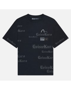 Мужская футболка kuro Garment Pigment Dyed Multi Branding Evisu