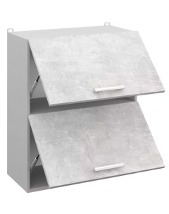 Шкаф навесной СпадарДрэва COMBI ВШ60 2Г серый бетон Am.pm