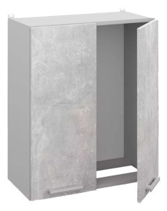 Шкаф навесной СпадарДрэва COMBI ВШ60 серый бетон Am.pm