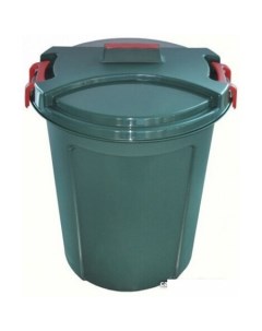 Контейнер для мусора Геркулес ЕР567 45 л темно зеленый Эльфпласт