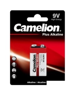 Батарейка 6LR61 Plus Alkaline BL 1 6LR61 BP1 1 шт Camelion