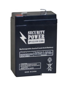 Аккумулятор для ИБП SP 6-2.8 F1 (6В/2.8 А·ч) Security power