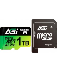 Карта памяти TF138 Supreme Pro microSDXC 1TB 1T0GGSTF138 с адаптером Agi