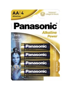 Батарейка Alkaline Power AA 4 шт. LR6APB/4BP Panasonic