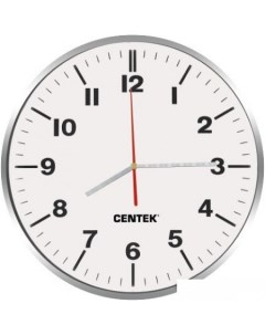 Настенные часы СТ 7100 белый Centek