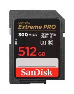 Карта памяти Extreme Pro V90 SDXC 512GB SDSDXDK 512G GN4IN Sandisk