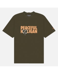 Мужская футболка Cuffs Peaceful hooligan