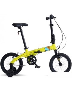 Детский велосипед S007 Стандарт 2024 желтый Maxiscoo