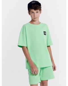 Комплект для мальчиков футболка шорты светло зеленый с печатью Mark formelle