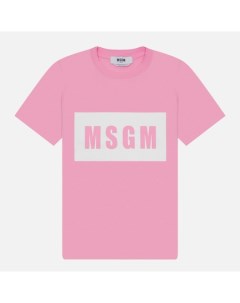 Женская футболка Box Logo Msgm