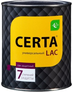 Лак 7в1 полуглянцевый 0 8кг Certa