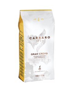 Кофе Gran Crema в зернах 1000 г Carraro