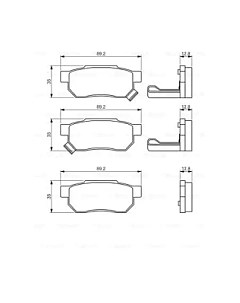 Тормозные колодки Bosch