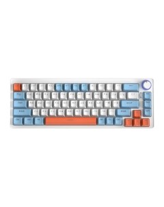 Клавиатура ZA68 (White,blue,orange, TNT Yellow) Cyberlynx