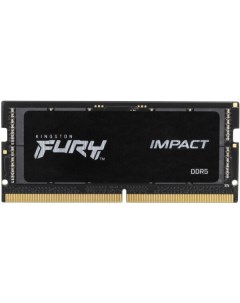 Оперативная память FURY Impact 16ГБ DDR5 SODIMM 5600 МГц KF556S40IB 16 Kingston