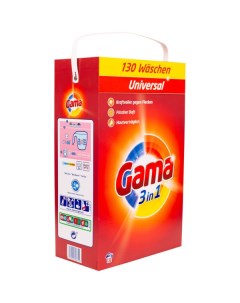 Стиральный порошок Universal 7 8 кг 130 стирок Gama