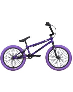 Велосипед Madness BMX 4 2024 HQ-0014376 (серо-фиолетовый/черный/фиолетовый) Stark