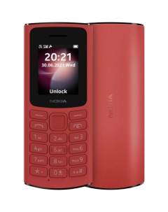 Мобильный телефон 105 1GF019CPB1C02 TA 1557 DS EAC RED Nokia