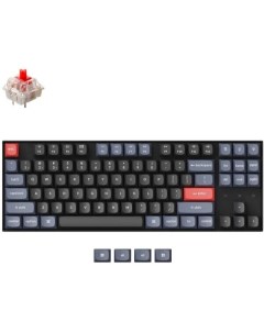 Клавиатура K8P-H1-RU (Black, Red Switch) Keychron