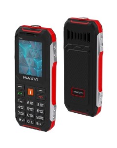 Мобильный телефон T100 красный Maxvi